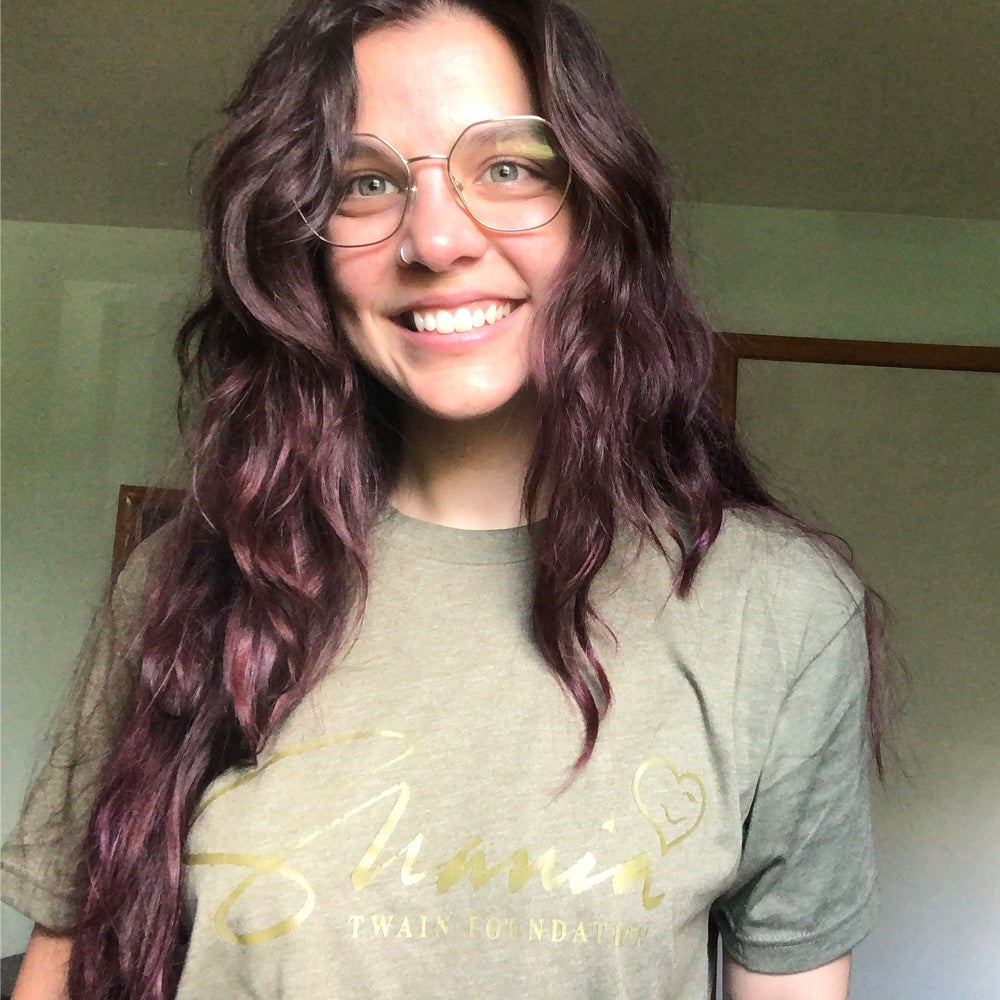 Shania Twain Foundation T-shirt - Earthy green