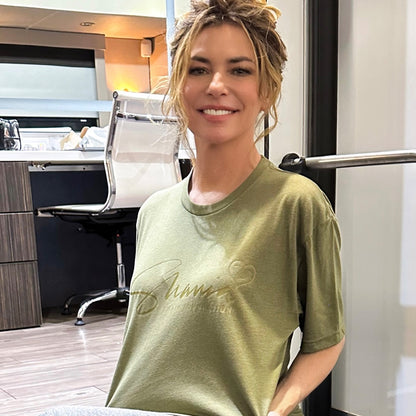 Shania Twain Foundation T-shirt - Earthy green