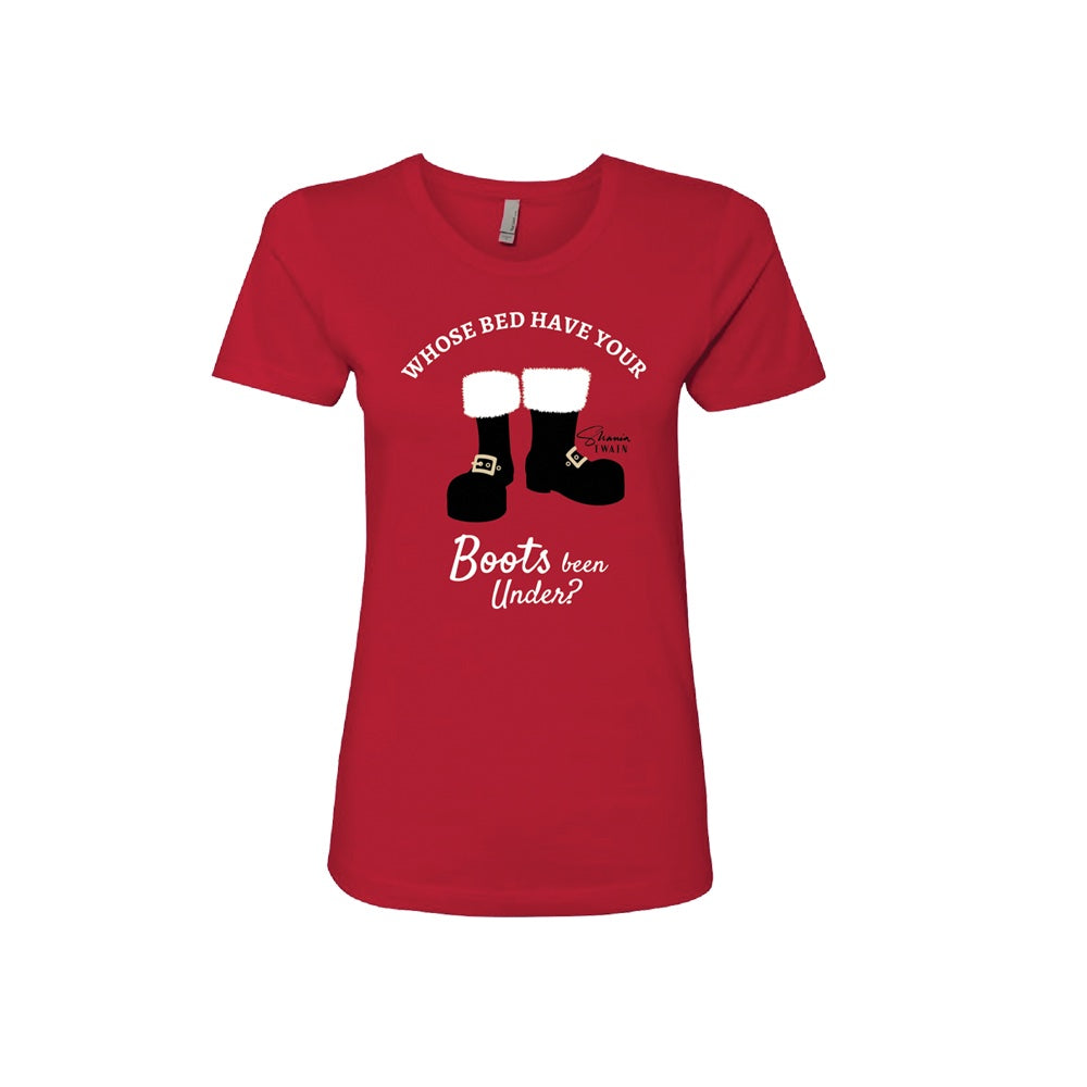 Shania Twain Foundation Holiday 2023 "Whose Bed..." T-shirt