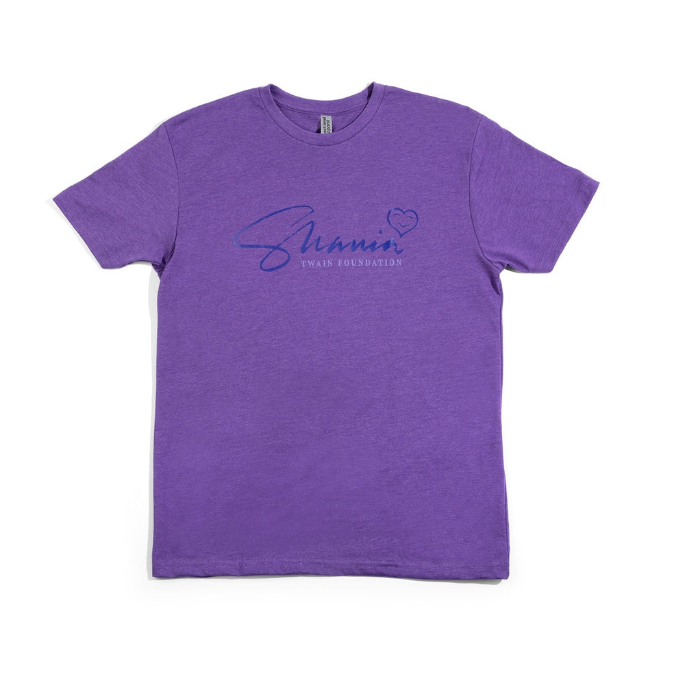 Shania Foundation T-shirt - Purple Rush